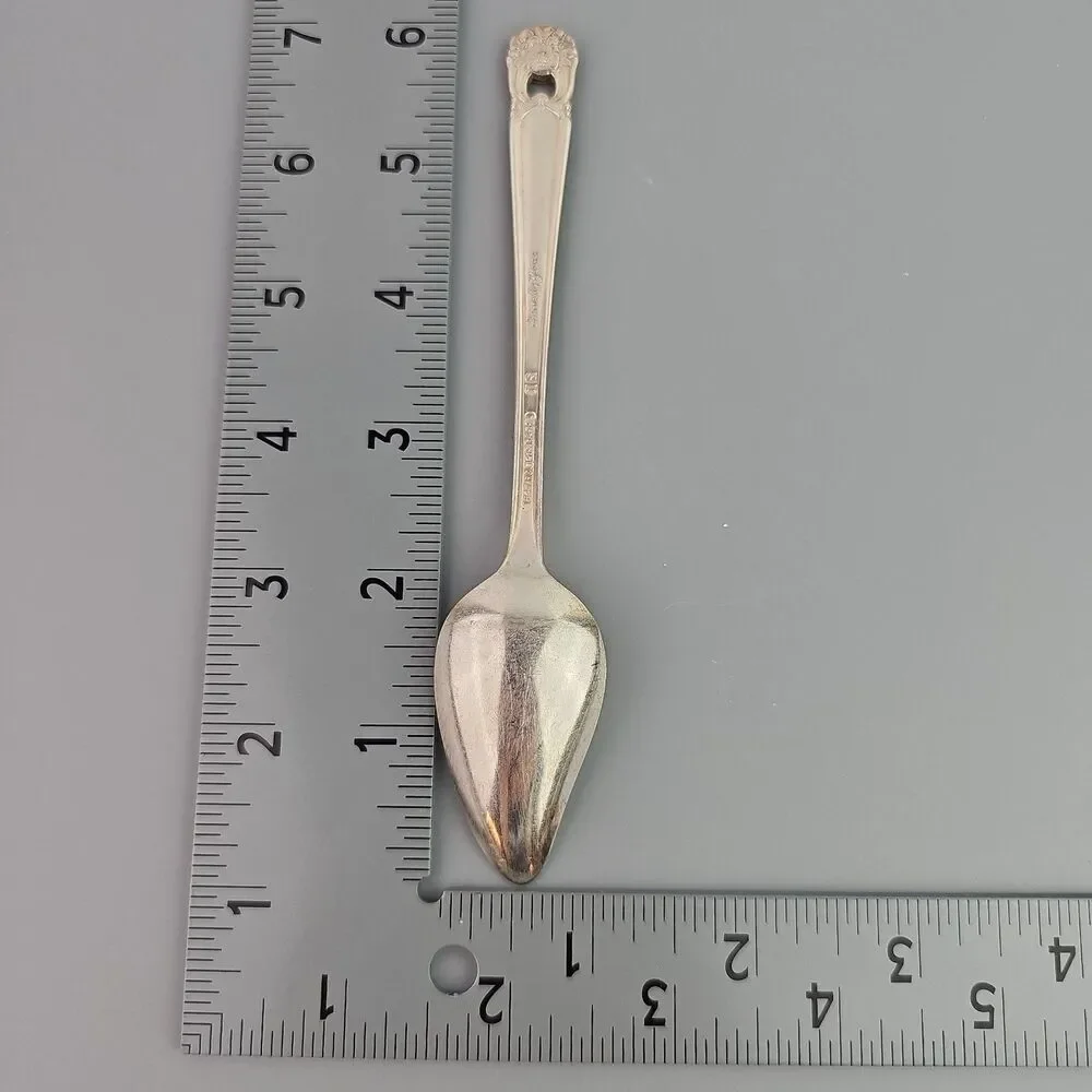 6  Vintage 1847 Rogers Bros IS Silverware Eternally Yours Flatware 6 inch Spoon